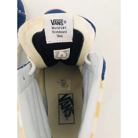 Vans SK8-Hi BMX Men's Blue High Top Skateboard Lace Up Sneakers Size US 5.5 - Picture 9 of 10